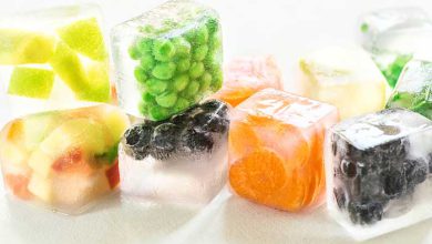 میوه های یخ زده