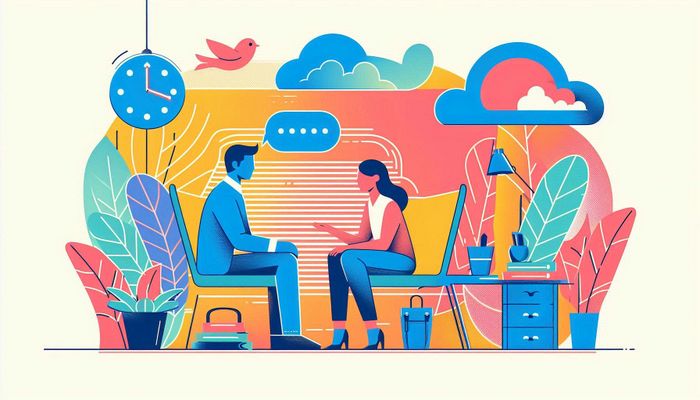 صحبت کردن یک زوج برای حل مشکلات