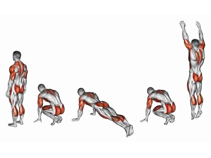 برپی (Burpees)