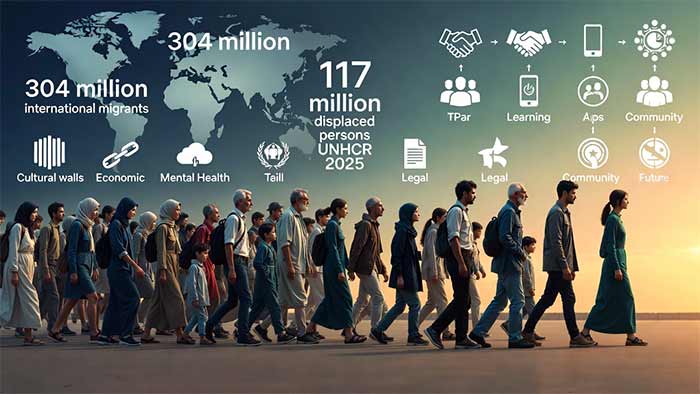 چالشهای زندگی مهاجران و راههای حل آن