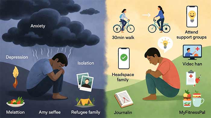 چالشهای سلامت روانی و جسمی